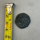 Genuine Ancient Central Asian Buddha Kushan Empire Bronze Coin