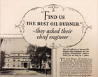 1927 Williams Oil-o-matic Heating Oil Burner Original Vintage Print Ad