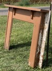 Antique Fireplace Mantel Surround  60 0x48 5  Architectural Salvage Rustic  A164