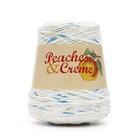 Peaches   Creme Cone  4 Medium Cotton Yarn  Happy Go Lucky 14oz 400g  674 Yards