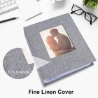 Small Photo Album 4x6 Photos  2 Pack Linen Cover Mini Photo Book  26-page Holds