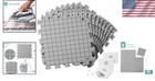 Knitting And Crochet Blocking Mats Set 12x12 Inch 9-pack With 150 T-pins
