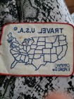 Vtg Camping World Travel U s a  Map Patch Embroidered States Souvenir 6 X 4 