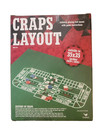 Cardinal Craps Layout Tabletop Playing Felt 35 x35  Dice Game Mat  New In Box