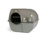 Self Cleaning Small Cat Litter Box Automatic Rolling Disposal Durable Plastic Us