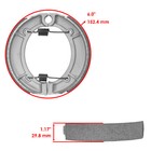 For Yamaha Big Bear 400 Yfm400 2wd 4wd 2000-2004 Front Rear Brake Pads Shoes