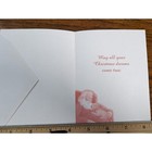 Vtg Usa Retriever Santa Puppy Dog Christmas Greeting Card New