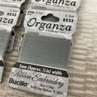 36 Yards Bucilla 5mm Gray Silk Embroidery Ribbon  0523 Crafting Sewing Supplies