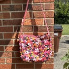 Vera Bradley Crossbody Bag  Zip Closure  Adjustable Strap  Inner Pockets