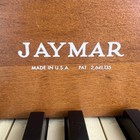 Jaymar Toy Piano Kids Os Brown Vintage Wood Upright 20 Key Mid Century Musical
