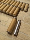 20 Mailing Shipping Cylinders Test Tube Laboratory Twist Cap Tin Insert Strong 