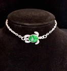 Turtle Anklet  Silver Turtle Anklet  Sea Turtle Ankle Bracelet  Beach Anklet