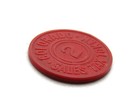 Vintage Colorado Sales Tax Token 2 Mill Red Plastic Co Exonumia Collectible