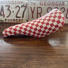 Rare Padded Red Checked Viscount Aero H2101p Vintage Old School Bmx Seat