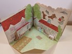 New Vintage Hallmark The Red Barn Farm Bound Pop Up Book Card Paper Doll Animals