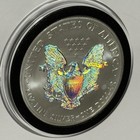 2003 Ase American Eagle Hologram Coin 1 Troy Oz  999 Fine Silver Round Medal 999