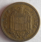 1947  51   Spain Peseta  - Great Coin - Free Ship - Spain Bin  c-24
