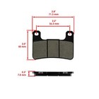 Front   Rear Brake Pads For Suzuki Gsxr750 Gsx-r750 2004 2005