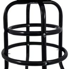 Shop Stool Cushioned 360   Swivel Seat 29 In  Workshops Game Rooms Bar Chair