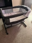 3-in-1 Bassinet Bedside Sleeper For Baby Crib Storage Basket With Wheels