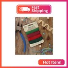 The Beadsmith Knot It Waxed Polyester Cord     Vintage Christmas     0 7mm Diameter 