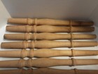 New Wood Wooden Tapered Spindles Unfinished Craft Crafts Crafting 11  Lot Of 14