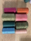 Large Vintage Industrial Sewing Spools Thread Cones - Multiple Colors Spool Lot