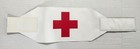 Vintage Swedish Red Cross Armband Medic First Aid Od White Reversible Nos Sweden