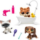 Littlest Pet Shop - Grooming Spa Play Pack  Gen 7 Authentic Lps Bobble Head    