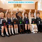  Pcs Jesus Loves You Drawstring Backpack Bulk Christian Gift Bags 20 Style 3