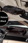 Mink Hide Pelts Fluffy Fur Hide Leather For Car Armrest Box Craft Garment Scarf