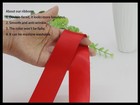 Red Double Faced Satin Ribbon 11 2 Inch X 50 Yards Gift Wrap Bows Diy Crafts