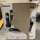 Panasonic Kx-tgf852b Corded Cordless Phone Answering System 2 Handsets New