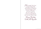To My Dear Wife At Christmas - Christmas Greeting Card - 21113