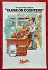 Vintage 1980 Joseph Stroh s Beer Poster  close On Counters  22 5 x14 75 