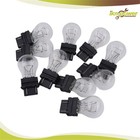 10 Pack New 3157 Clear Tail Signal Brake Light Bulb Lamp