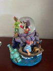 Disney  Peter Pan Hook Wendy Tink Skull  Rock 8 You Can Fly Musical Snow Globe