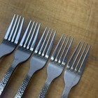 Oneida Chef s Table Hammered Finish Fork 8  Set Of 5
