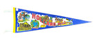 1984 Holland Mi Water Wheel Dutch Kids Pennant 29  Overall