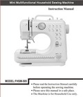 Electric Sewing Machine Portable Crafting Mending Machine 12 Built-in Stitches    