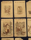 Vintage Antique Victorian Childrens Nursery Toy Playing Cards Who Did      I Did