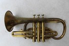 Rare Antique Bohland   Fuchs Austria Cornet Mouthpiece B f Sticky First Valve