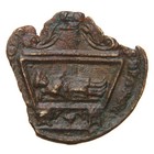 Papal States - Ca  1700s Ae Medallion - St  Venantius Of Camerino - Sarcophagus