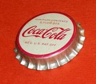 Vintage 1960 s Coca-cola Coke Soda Pop Cola Uncrimped Cork Lined Bottle Caps