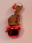 Dachshund Ornament Dog Christmas Tree Holiday Mutt Puppy Playing W  Lights Bell 