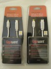 Lot Of 2 Gigaware 4-pin To 9-pin Firewire Cable Ieee 1394 6 Foot