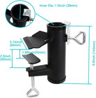 Patio Umbrella Holder Clamp heavy Duty Patio Umbrella Clamp Deck Umbrella Stand 