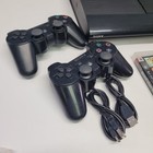 Sony Playstation 3 Super Slim Bundle Cech-4001b Tested Controllers Cables Game