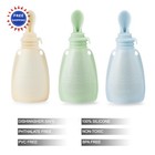 Silicone Baby Food Pouches Reusable Squeeze 3 Pack 5 Oz Pandaear Toddler Puree