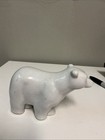 Vintage Ceramic White Polar Bear Figurine 0298